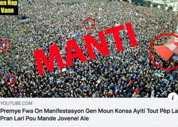 Désintox: cette image n’a aucun rapport avec la manifestation du 4 octobre 2019 en Haïti